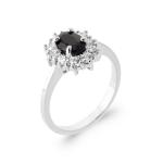 Bague "IPAR" – Argent 925 Rhodié & Éclat de Zirconium
