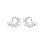 Boucles d’Oreilles LUNA – Argent 925 Rhodié