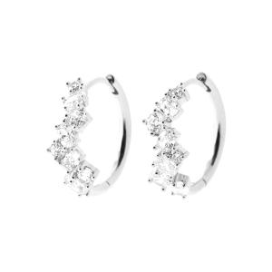 Boucles d’Oreilles LYSIA – Argent 925 Rhodié