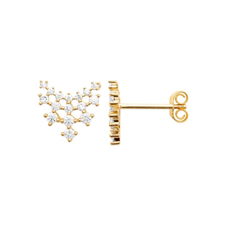 Boucles d’Oreilles CALYNA – Plaqué Or 750 (3 MIC)