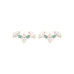Boucles d’Oreilles ALYSÉA – Plaqué Or 750 (3 MIC)