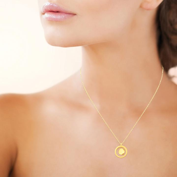 Collier CELESTA – Acier Inoxydable Doré