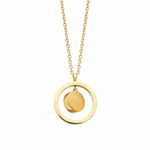 Collier CELESTA – Acier Inoxydable Doré