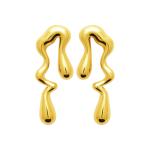 Boucles d’oreilles AZÉLIA – Acier Inoxydable Doré