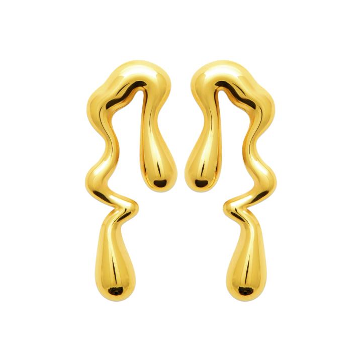 Boucles d’oreilles AZÉLIA – Acier Inoxydable Doré