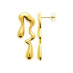 Boucles d’oreilles AZÉLIA – Acier Inoxydable Doré