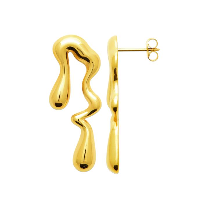 Boucles d’oreilles AZÉLIA – Acier Inoxydable Doré