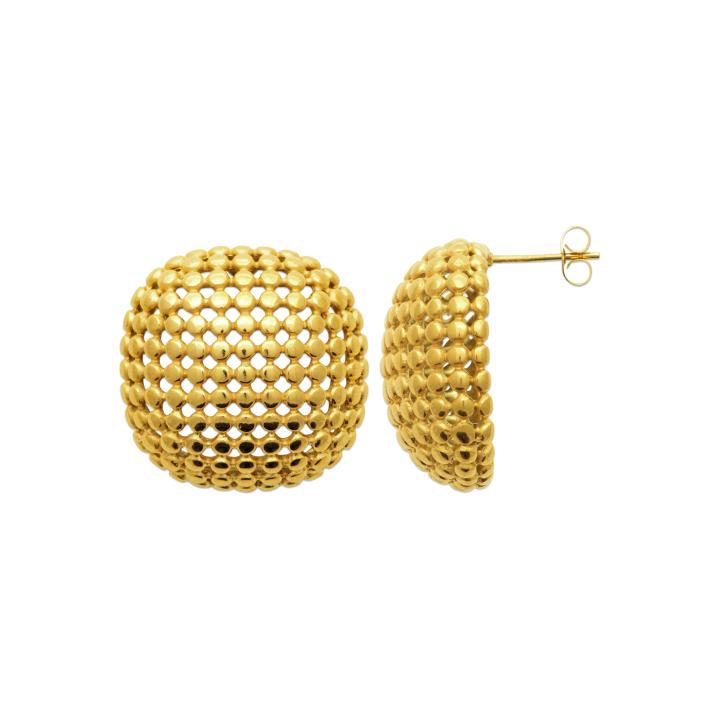 Boucles d’Oreilles ZÉLINA – Acier Inoxydable Doré