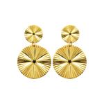 Boucles d’Oreilles SOLÉA – Acier Inoxydable Doré