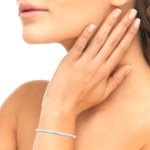 Jonc ÉTERNIA – Argent 925 Rhodié