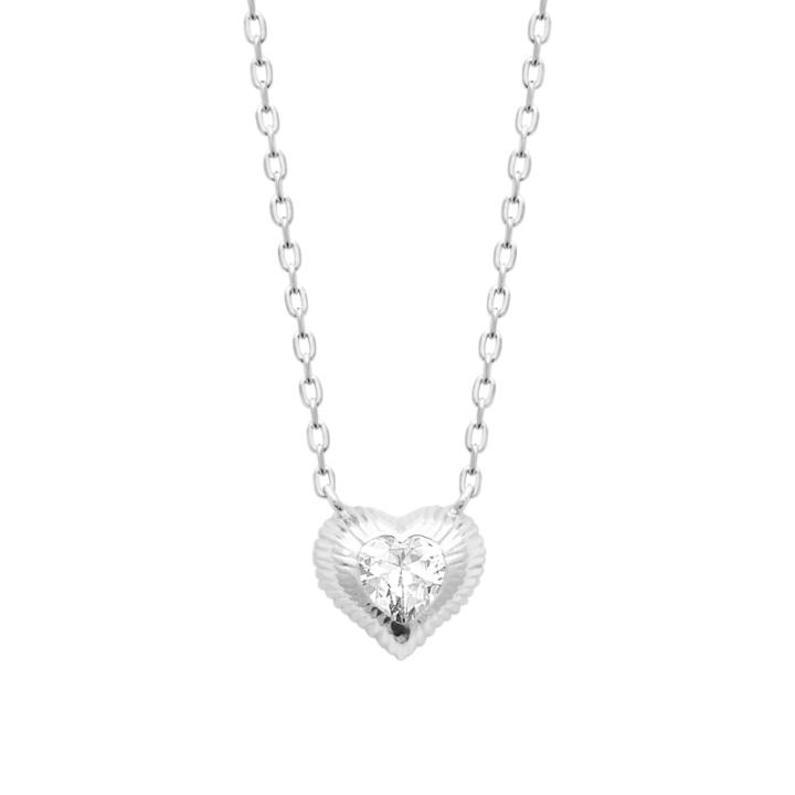 Collier CŒUR LUMINA – Argent 925 Rhodié