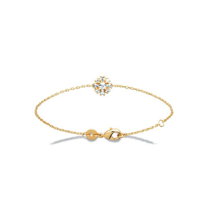 Bracelet ÉLYSIA – Plaqué Or 750 (3 MIC) & Zirconiums