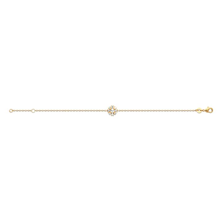 Bracelet ÉLYSIA – Plaqué Or 750 (3 MIC) & Zirconiums