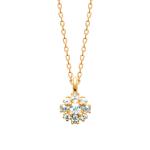 Collier ÉLYSIA – Plaqué Or 750 (3 MIC) & Zirconiums