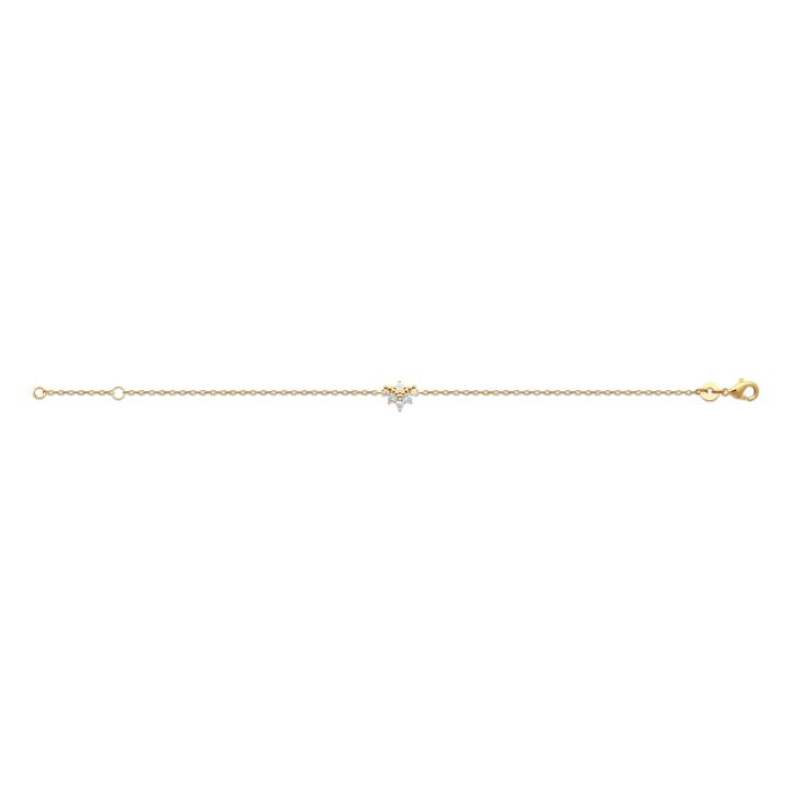 Bracelet SOLYRA – Plaqué Or 750 (3 MIC) & Zirconiums