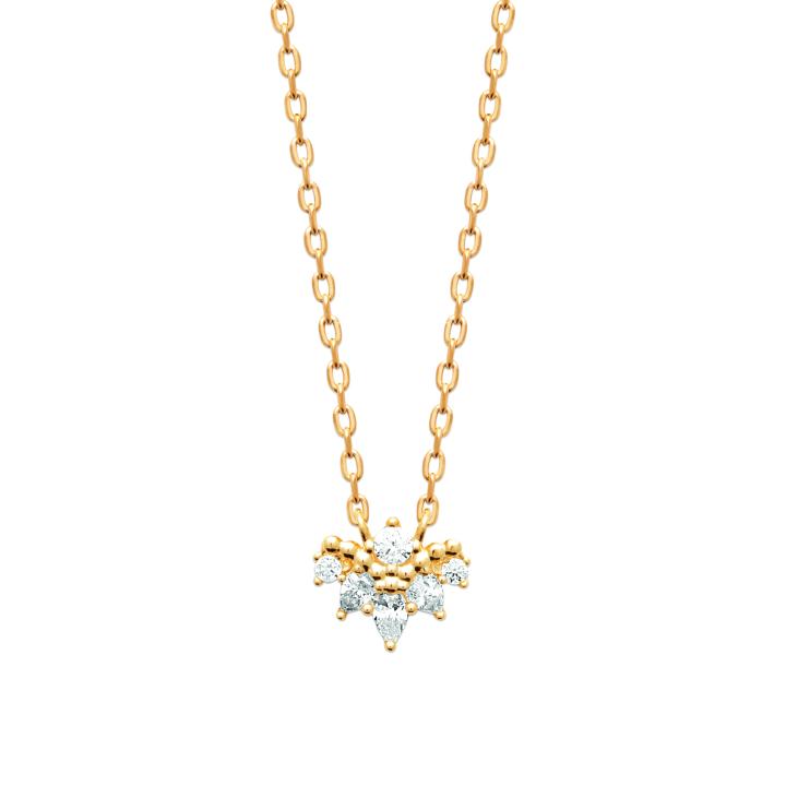 Collier SOLYRA – Plaqué Or 750 (3 MIC) & Zirconiums
