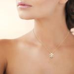 Collier ALTHÉRA – Plaqué Or 750 (3 MIC) & Zirconiums