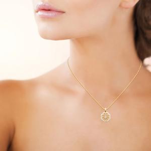Collier ORNÉA – Plaqué Or 750 (3 MIC) & Zirconiums
